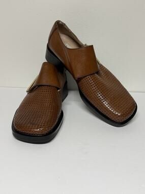 Vintage Donato Marrone Brown Leather Men shoes/ Dress Sandals. Sz 10